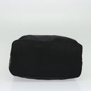 PRADA Hand Bag Nylon Black Silver Auth gh263-5