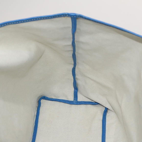 GOYARD Herringbone Saint Louis PM Tote Bag PVC Leather Blue Auth gh266