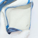 GOYARD Herringbone Saint Louis PM Tote Bag PVC Leather Blue Auth gh266-20