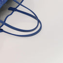 GOYARD Herringbone Saint Louis PM Tote Bag PVC Leather Blue Auth gh266-7