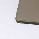 Chloe Fay Shoulder Bag Suede Leather Gold Gray Auth gh269-16