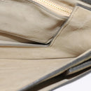 Chloe Fay Shoulder Bag Suede Leather Gold Gray Auth gh269-20