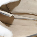 Chloe Fay Shoulder Bag Suede Leather Gold Gray Auth gh269-21