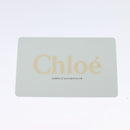 Chloe Fay Shoulder Bag Suede Leather Gold Gray Auth gh269-12