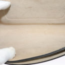 Chloe Fay Shoulder Bag Suede Leather Gold Beige Auth gh270-17