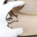 Chloe Fay Shoulder Bag Suede Leather Gold Beige Auth gh270-19