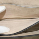 Chloe Fay Shoulder Bag Suede Leather Gold Beige Auth gh270-21