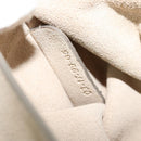 Chloe Fay Shoulder Bag Suede Leather Gold Beige Auth gh270-23