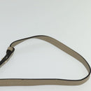 Chloe Fay Shoulder Bag Suede Leather Gold Beige Auth gh270-8