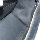 CELINE Trapeze Hand Bag Leather 2way Beige Gold blue Auth gh271-19