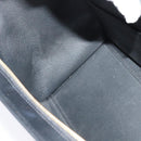 CELINE Trapeze Hand Bag Leather 2way Beige Gold blue Auth gh271-20