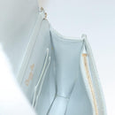 Christian Dior Diorama Chain Shoulder Bag Leather Silver Auth gh272-19