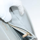 Christian Dior Diorama Chain Shoulder Bag Leather Silver Auth gh272-21