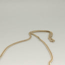 Christian Dior Diorama Chain Shoulder Bag Leather Silver Auth gh272-8