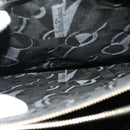 Salvatore Ferragamo Gancini Shoulder Bag Leather Black Gold Auth gh274-20