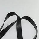 Salvatore Ferragamo Gancini Shoulder Bag Leather Black Gold Auth gh274-8