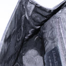 Salvatore Ferragamo Gancini Shoulder Bag Leather Black Silver Auth gh280-20