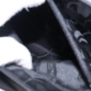 Salvatore Ferragamo Gancini Shoulder Bag Leather Black Silver Auth gh280-21