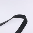 Salvatore Ferragamo Gancini Shoulder Bag Leather Black Silver Auth gh280-14