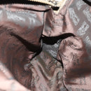 Salvatore Ferragamo Tote Bag Nylon 2way Beige Silver Auth gh287-18