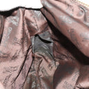 Salvatore Ferragamo Tote Bag Nylon 2way Beige Silver Auth gh287-19