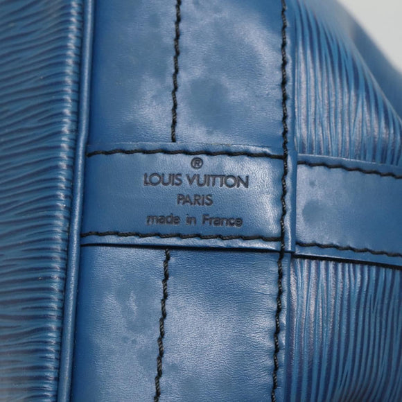 LOUIS VUITTON Epi Noe Shoulder Bag Toledo Blue M44005 LV Auth gh295