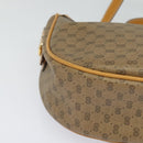 GUCCI Micro GG Supreme Shoulder Bag PVC Beige Gold 001 115 4001 Auth gh314-9