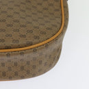 GUCCI Micro GG Supreme Shoulder Bag PVC Beige Gold 001 115 4001 Auth gh314-16