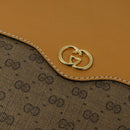 GUCCI Micro GG Supreme Shoulder Bag PVC Beige Gold 001 115 4001 Auth gh314-10