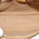 GUCCI Micro GG Supreme Shoulder Bag PVC Beige Gold 001 115 4001 Auth gh314-11