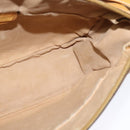 GUCCI Micro GG Supreme Shoulder Bag PVC Beige Gold 001 115 4001 Auth gh314-18