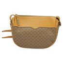 GUCCI Micro GG Supreme Shoulder Bag PVC Beige Gold 001 115 4001 Auth gh314-13