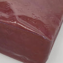 LOUIS VUITTON Monogram Vernis Reade MM Hand Bag Purple Viole M91087 Auth gh316-9