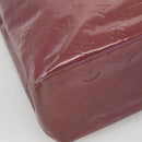 LOUIS VUITTON Monogram Vernis Reade MM Hand Bag Purple Viole M91087 Auth gh316-16