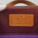 LOUIS VUITTON Monogram Vernis Reade MM Hand Bag Purple Viole M91087 Auth gh316-10
