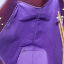 LOUIS VUITTON Monogram Vernis Reade MM Hand Bag Purple Viole M91087 Auth gh316-18