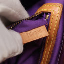 LOUIS VUITTON Monogram Vernis Reade MM Hand Bag Purple Viole M91087 Auth gh316-12