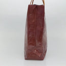 LOUIS VUITTON Monogram Vernis Reade MM Hand Bag Purple Viole M91087 Auth gh316-3