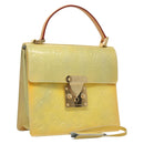 LOUIS VUITTON Monogram Vernis Spring Street Hand Bag Gris M91029 LV Auth gh317-1