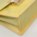 LOUIS VUITTON Monogram Vernis Spring Street Hand Bag Gris M91029 LV Auth gh317-14