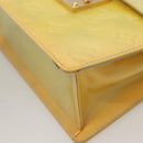 LOUIS VUITTON Monogram Vernis Spring Street Hand Bag Gris M91029 LV Auth gh317-9