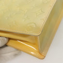 LOUIS VUITTON Monogram Vernis Spring Street Hand Bag Gris M91029 LV Auth gh317-15