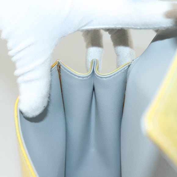 LOUIS VUITTON Monogram Vernis Spring Street Hand Bag Gris M91029 LV Auth gh317