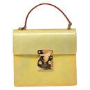 LOUIS VUITTON Monogram Vernis Spring Street Hand Bag Gris M91029 LV Auth gh317-13