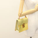 LOUIS VUITTON Monogram Vernis Spring Street Hand Bag Gris M91029 LV Auth gh317-22
