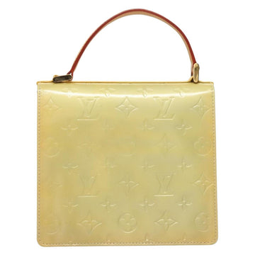 LOUIS VUITTON Monogram Vernis Spring Street Hand Bag Gris M91029 LV Auth gh317 - 0