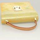 LOUIS VUITTON Monogram Vernis Spring Street Hand Bag Gris M91029 LV Auth gh317-6