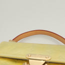 LOUIS VUITTON Monogram Vernis Spring Street Hand Bag Gris M91029 LV Auth gh317-8