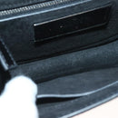 VALENTINO Chain Shoulder Bag Leather Brown Auth gh318-12