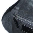 VALENTINO Chain Shoulder Bag Leather Brown Auth gh318-21